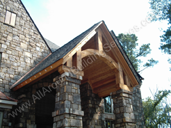 Front Entrys -- Cedar Arched Opening