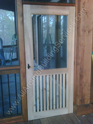 Exterior Decor -- Custom Cedar Door
