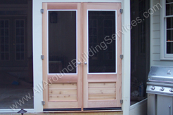 Exterior Decor -- Custom Cedar French Door